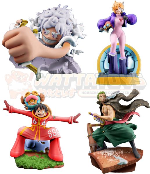 PRE-ORDER - Megahouse - One Piece - Petitrama series Logbo Re Birth Ver. Egghead set