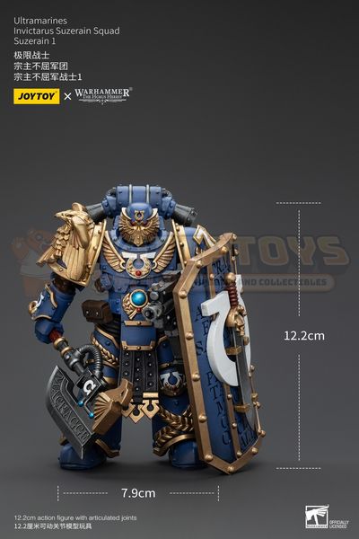 PRE-ORDER - Joytoy - Warhammer: The Horus Heresy - Ultramarines Invictarus Suzerain Squad Suzerain 1