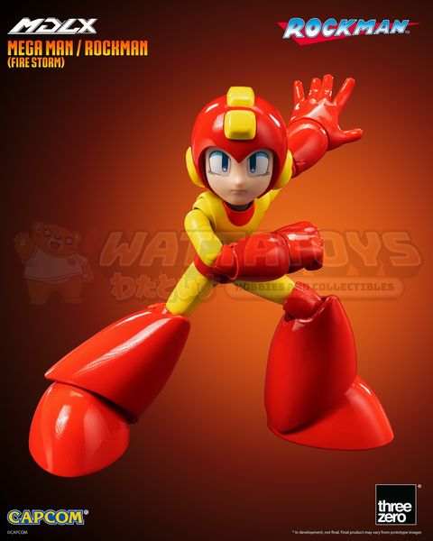 PRE-ORDER - ThreeZero - Mega Man / Rockman - MDLX Mega Man / Rockman (Fire Storm)