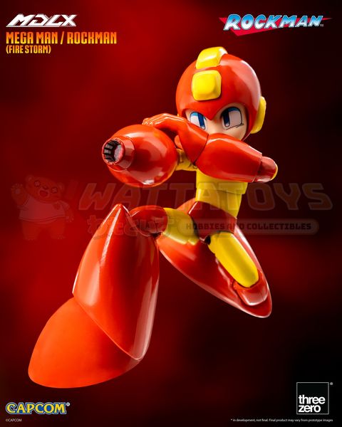 PRE-ORDER - ThreeZero - Mega Man / Rockman - MDLX Mega Man / Rockman (Fire Storm)