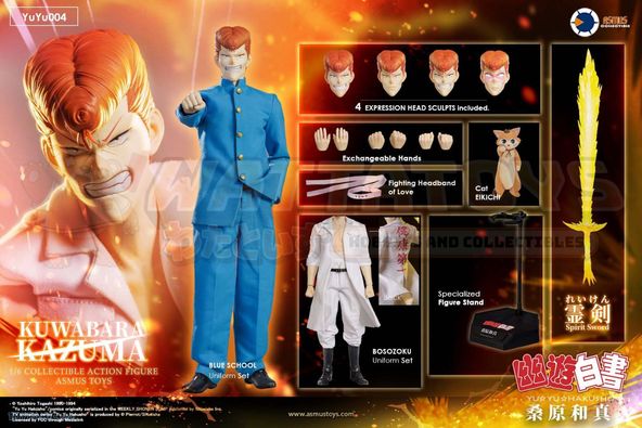 PRE-ORDER - ASMUS TOYS - Yu Yu Hakusho - 1/6 Kazuma Kuwabara REGULAR EDITION