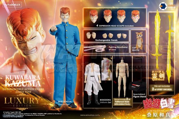 PRE-ORDER - ASMUS TOYS - Yu Yu Hakusho - 1/6 Kazuma Kuwabara LUXURY EDITION