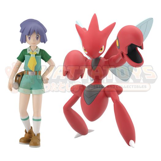 PRE-ORDER - Bandai Tamashii - Pokemon Scale World - Johto Region Bugsy & Scizor
