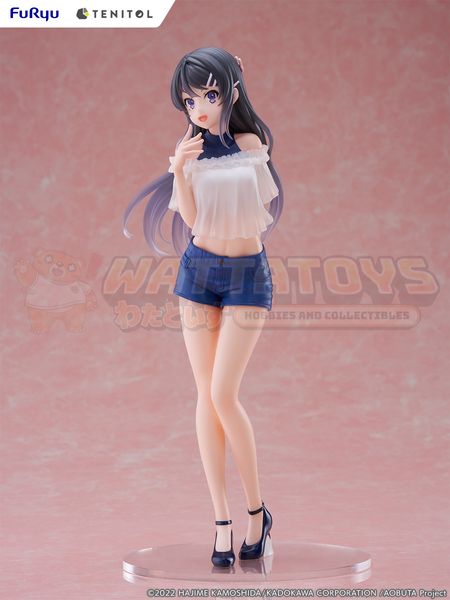 PRE-ORDER - FURYU -  Rascal Does Not Dream of Bunny Girl Senpai- 1/7 TENITOL TALL Mai Sakurajima