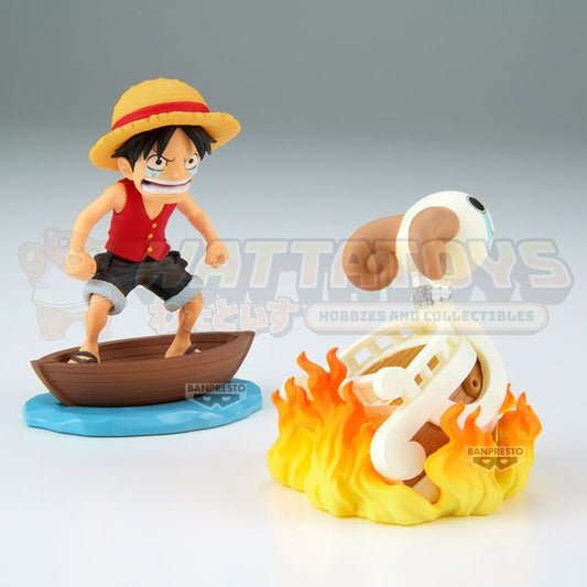 PREORDER - Banpresto - ONE PIECE - WORLD COLLECTABLE FIGURE LOG STORIES: MONKEY D LUFFY & GOING MERRY