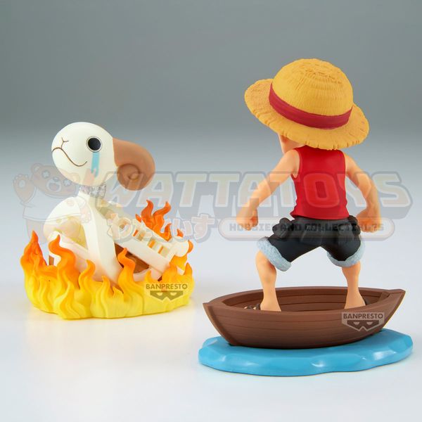 PREORDER - Banpresto - ONE PIECE - WORLD COLLECTABLE FIGURE LOG STORIES: MONKEY D LUFFY & GOING MERRY