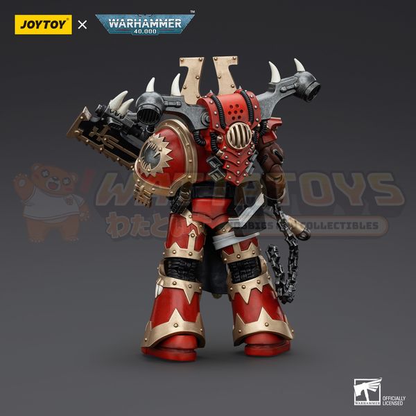 PREORDER - JoyToy - Warhammer 40k - World Eaters Khorne Berzerker with Eviscerator Chainaxe