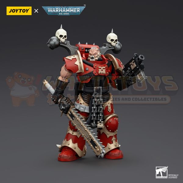 PREORDER - JoyToy - Warhammer 40k - World Eaters Khorne Berzerker with Eviscerator Chainsword