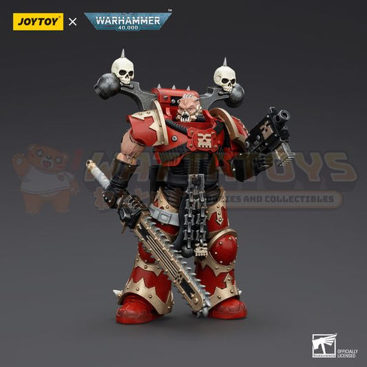 PREORDER - JoyToy - Warhammer 40k - World Eaters Khorne Berzerker with Eviscerator Chainsword