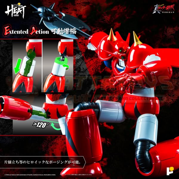 PRE-ORDER - AWAKEN STUDIO - GETTER ROBO ARMAGEDDON - POSE+ METAL HEAT Series GETTER DRAGON GETTER ROBO ARMAGEDDON ver.