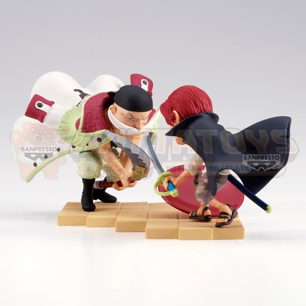 PRE-ORDER - BANPRESTO - ONE PIECE - WORLD COLLECTABLE FIGURE LOG STORIES EDWARD.NEWGATE VS SHANKS