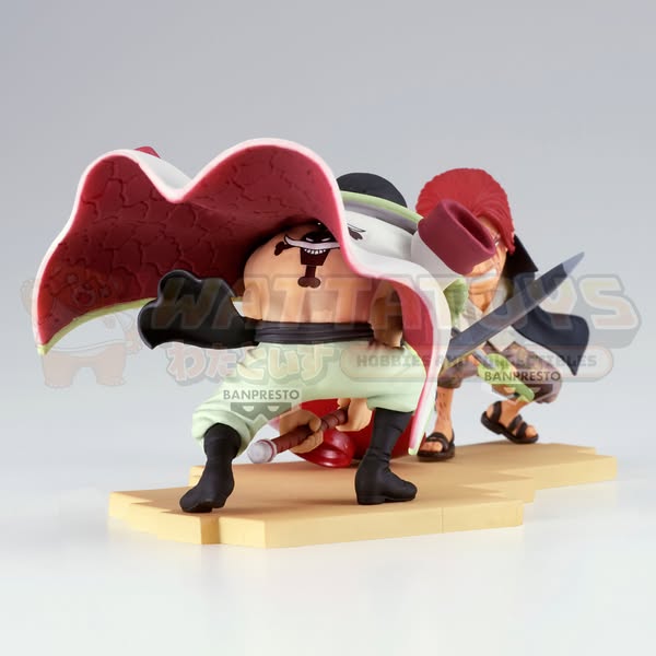 PRE-ORDER - BANPRESTO - ONE PIECE - WORLD COLLECTABLE FIGURE LOG STORIES EDWARD.NEWGATE VS SHANKS