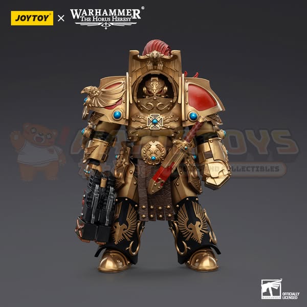 PRE-ORDER - JoyToy - Warhammer: The Horus Heresy - Legio Custodes Aquilon Terminator Squad Aquilon with twin-linked Adrathic Destructor