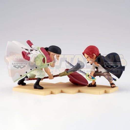 PRE-ORDER - BANPRESTO - ONE PIECE - WORLD COLLECTABLE FIGURE LOG STORIES EDWARD.NEWGATE VS SHANKS