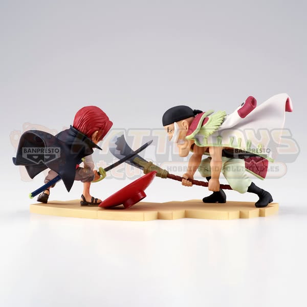 PRE-ORDER - BANPRESTO - ONE PIECE - WORLD COLLECTABLE FIGURE LOG STORIES EDWARD.NEWGATE VS SHANKS