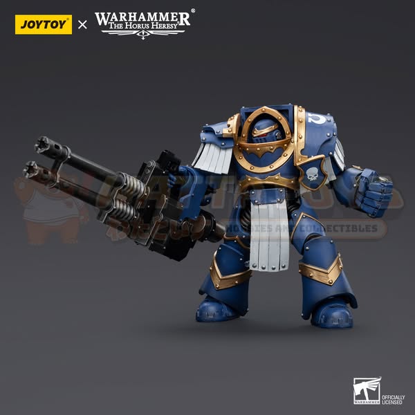 PRE-ORDER - JoyToy - Warhammer: The Horus Heresy - Ultramarines Cataphractii Terminator Squad Terminator with Reaper Autocannon