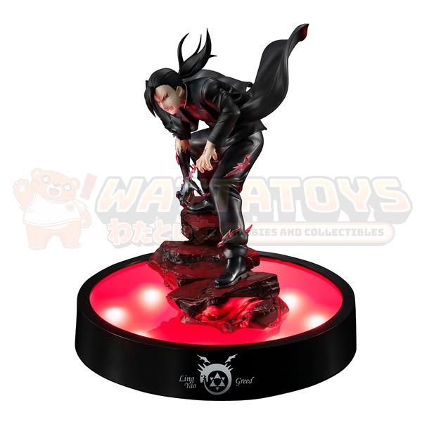 PRE-ORDER - Megahouse - FULLMETAL ALCHEMIST - Precious G.E.M. GREED Ling・Yao With LED Base Stand (Repeat)