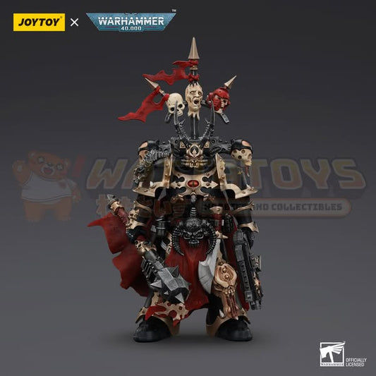 PRE-ORDER - JoyToy - Warhammer 40k - Chaos Space Marines Black Legion Chosen Champion with bolter and power maul