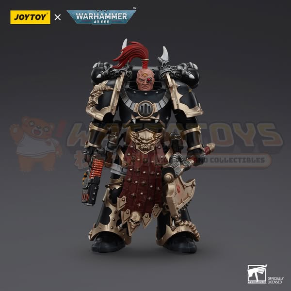 PRE-ORDER - JoyToy - Warhammer 40k - Chaos Space Marines Black Legion Chosen with Plasma Pistol and Power Axe