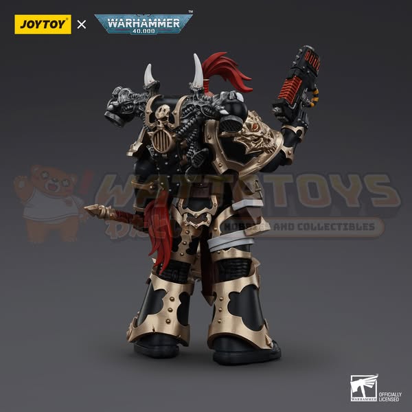 PRE-ORDER - JoyToy - Warhammer 40k - Chaos Space Marines Black Legion Chosen with Plasma Pistol and Power Axe