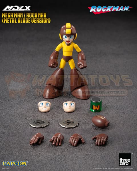 PRE-ORDER - ThreeZero - Rockman - MDLX Mega Man / Rockman (Metal Blade Version)