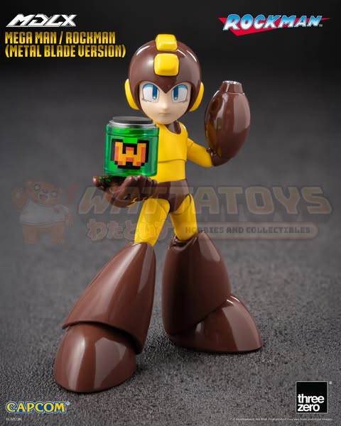 PRE-ORDER - ThreeZero - Rockman - MDLX Mega Man / Rockman (Metal Blade Version)