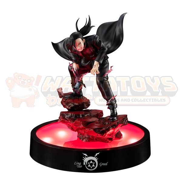 PRE-ORDER - Megahouse - FULLMETAL ALCHEMIST - Precious G.E.M. GREED Ling・Yao With LED Base Stand (Repeat)