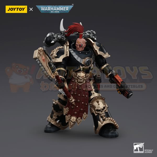 PRE-ORDER - JoyToy - Warhammer 40k - Chaos Space Marines Black Legion Chosen with Plasma Pistol and Power Axe