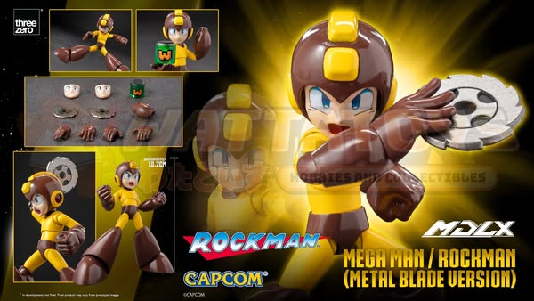 PRE-ORDER - ThreeZero - Rockman - MDLX Mega Man / Rockman (Metal Blade Version)