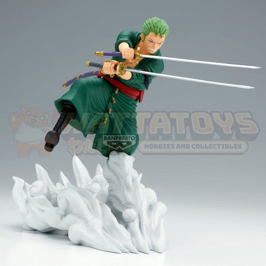 PRE-ORDER - BANPRESTO - ONE PIECE - SENKOZEKKEI RORONOA ZORO-(EGGHEAD VER.)