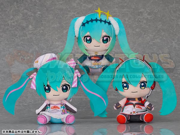 PRE-ORDER - GOODSMILE RACING - Hatsune Miku GT Project - 15th Anniversary Commemorative Plushies (2018/2019/2020 Ver.)