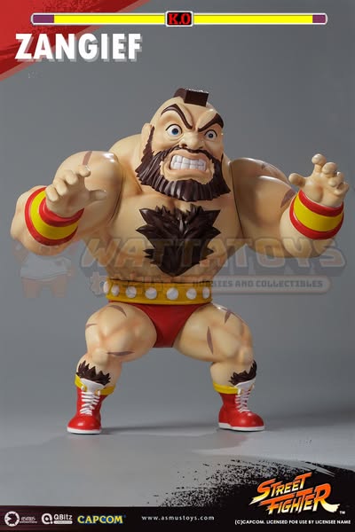 PRE-ORDER - ASMUS TOYS - Street Fighter - QBITZ XL Zangief