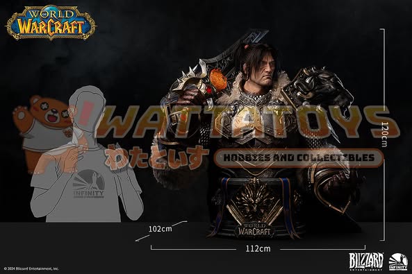 PRE-ORDER - Infinity Studio - World of Warcraft - Infinity Studio X Blizzard Entertainment <World of Warcraft> Varian Wrynn life size bust