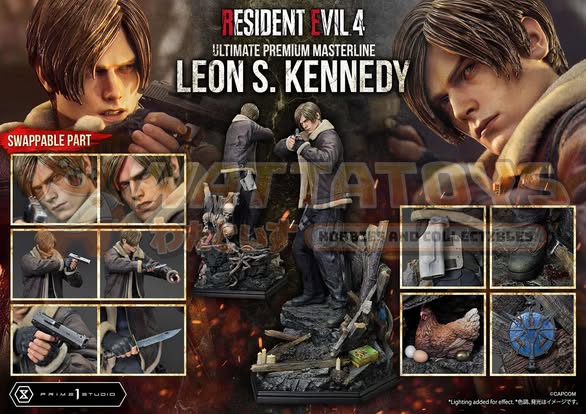 PRE-ORDER - PRIME1 STUDIOS - Resident Evil 4 - Ultimate Premium Masterline Resident Evil 4 Leon S. Kennedy