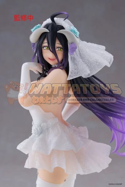 PRE-ORDER - Taito - OVERLORD IV - Overlord Coreful Figure - Albedo (Wedding Ver.)