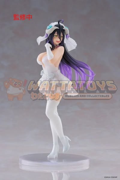 PRE-ORDER - Taito - OVERLORD IV - Overlord Coreful Figure - Albedo (Wedding Ver.)