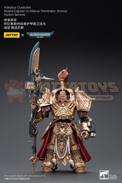 PRE-ORDER - JoyToy - Warhammer 40000 - Adeptus Custodes Shield-Captain in Allarus Terminator Armour Hydon Seronis