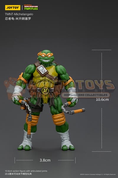 PRE-ORDER - JoyToy - TMNT-Michelangelo (reproduction 2025)