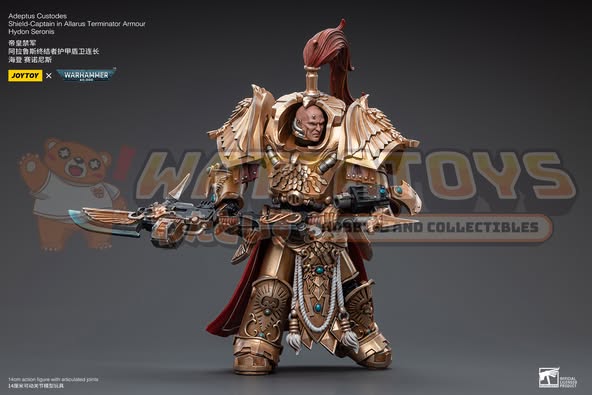 PRE-ORDER - JoyToy - Warhammer 40000 - Adeptus Custodes Shield-Captain in Allarus Terminator Armour Hydon Seronis