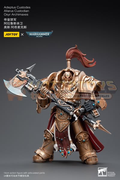 PRE-ORDER - JoyToy - Warhammer 40000 - Adeptus Custodes Allarus Custodian Osyr Archimaxes