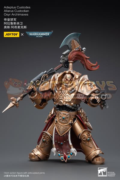 PRE-ORDER - JoyToy - Warhammer 40000 - Adeptus Custodes Allarus Custodian Osyr Archimaxes