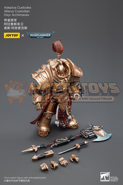 PRE-ORDER - JoyToy - Warhammer 40000 - Adeptus Custodes Allarus Custodian Osyr Archimaxes