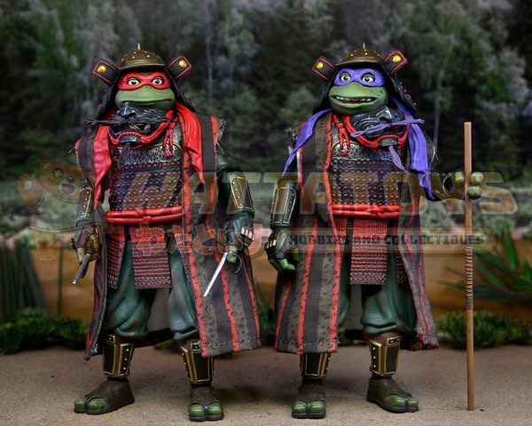 PRE-ORDER - NECA - TMNT 3 (Movie) - Turtles in Time 7in Donatello & Raphael 2 Pack