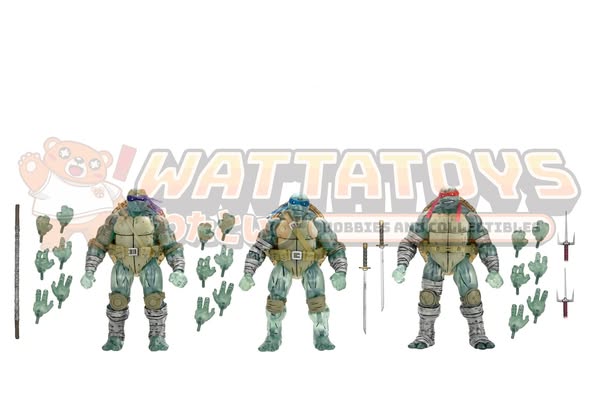 PRE-ORDER - NECA - TMNT (The Last Ronin) 7in Ghost Brothers 3 Pack