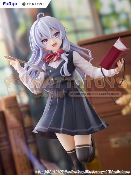 PRE-ORDER - Furyu - Wandering Witch: The Journey of Elaina - TENITOL TALL The Journey of Elaina - Elaina School Uniform ver.