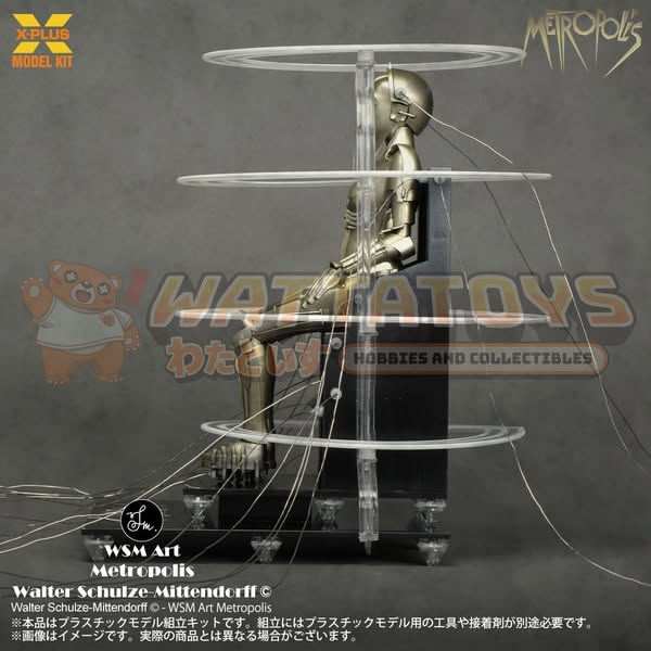 PRE-ORDER - X-Plus - 1/8 Plastic Model Kit - Metropolis Maschinenmensch Seated Ver.