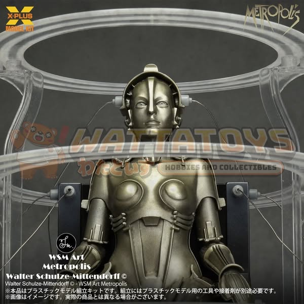PRE-ORDER - X-Plus - 1/8 Plastic Model Kit - Metropolis Maschinenmensch Seated Ver.