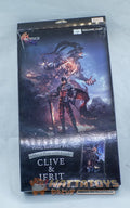 Square Enix - Metal Plate with Easel - Final Fantasy - Clive & Ifrit