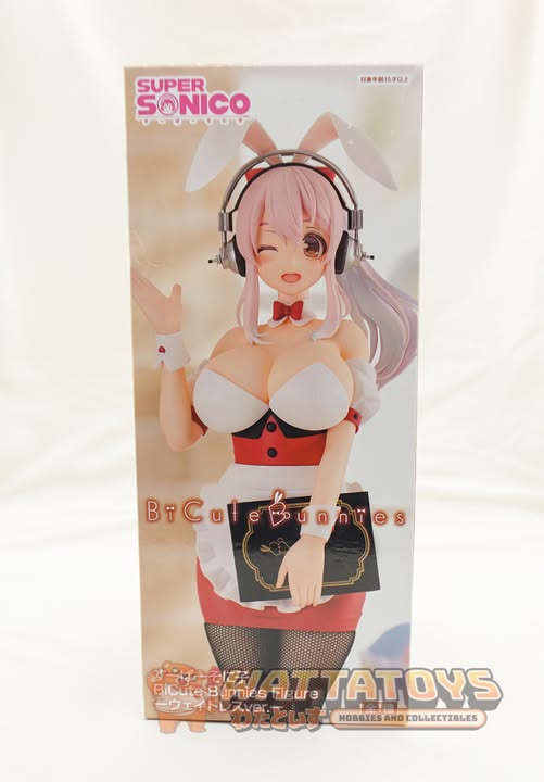 Furyu - SUPER SONICO BiCute Bunnies Figure - SUPER SONICO Waitress Ver.