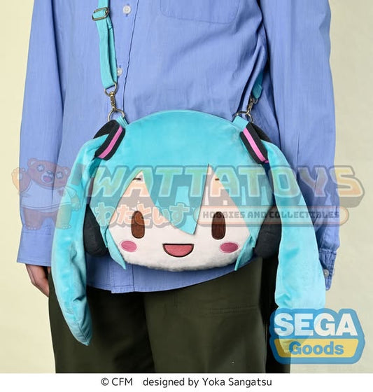 PRE-ORDER - SEGA - fuwa petit "Hatsune Miku" Face Shoulder Bag (M)